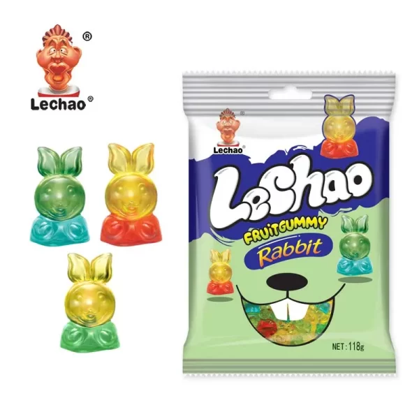 3D Rabbit Gummy Sweets Bulk Supply, Wholesale Soft Candies-6