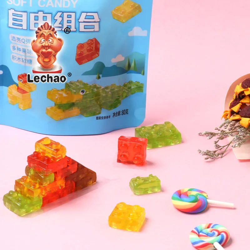4D Building Blocks Wholesale Gummies, Jelly Candies In Bulk-5