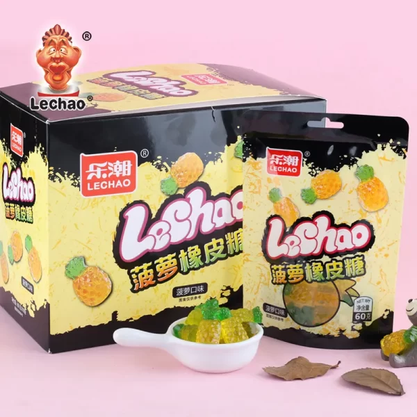 4D Pineapple Bulk Gummy Candies, Fruity Gummies Wholesale-1