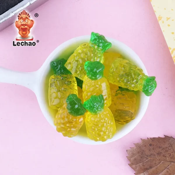 4D Ananas Bulk Gummibonbons, fruchtige Gummis Großhandel-5