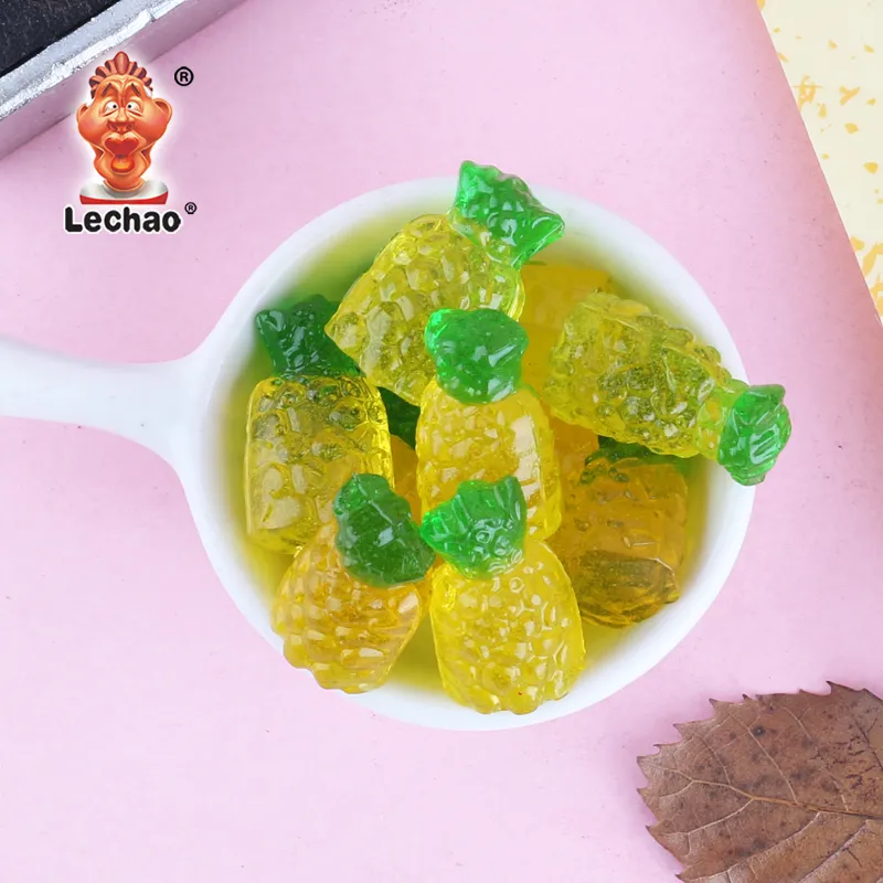 4D Ananas Bulk Gummibonbons, fruchtige Gummis Großhandel-5