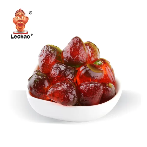 4D Strawberry Gummies Wholesale, Fruit Gummy Candy Bulk-3
