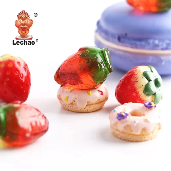 4D Strawberry Gummies Wholesale, Fruit Gummy Candy Bulk-4