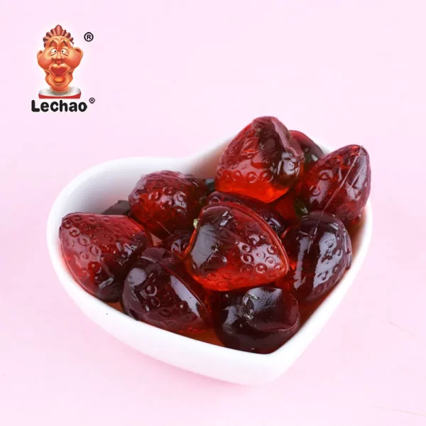 4D Strawberry Gummies Wholesale, Fruit Gummy Candy Bulk-5