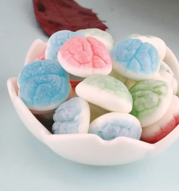 Brain Shape Bulk Chewy Candy, Jam Filled Gummy Candy-3