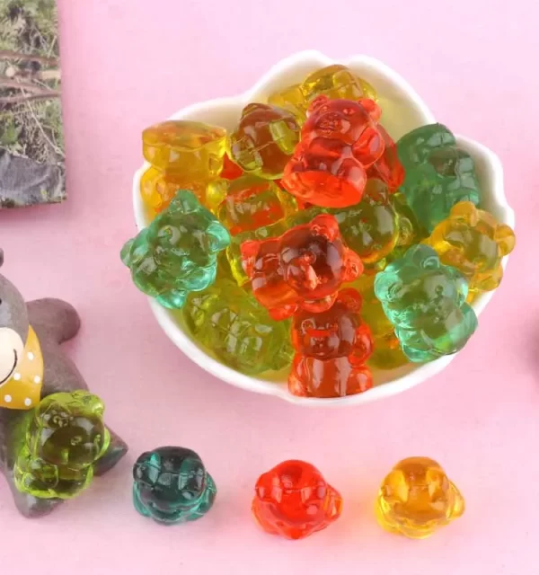 Fruity 3D Gummy Bears Bulk, Chewy Gummy Sweets Wholesale-3