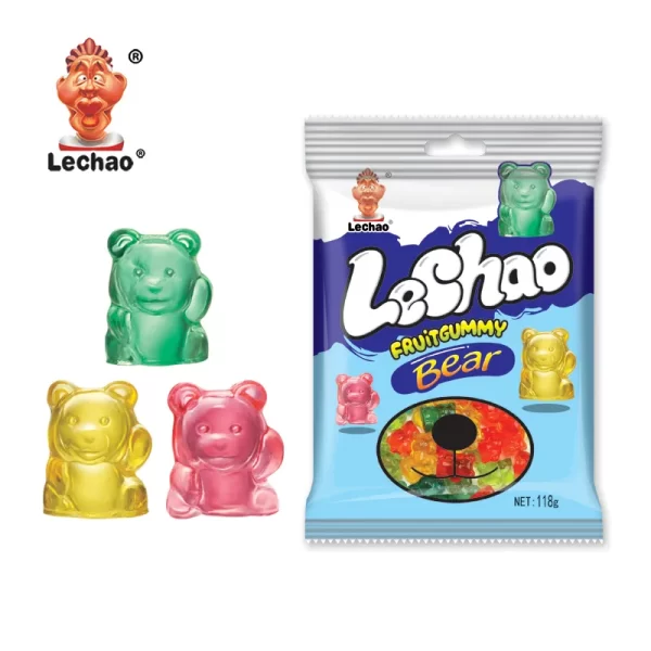 Fruity 3D Gummy Bears Bulk, Chewy Gummy Sweets Wholesale-6