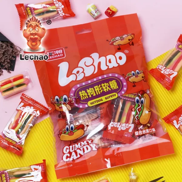 Hotdog Gummy Bulk Candy, Playful Gummy Candy Wholesale-2