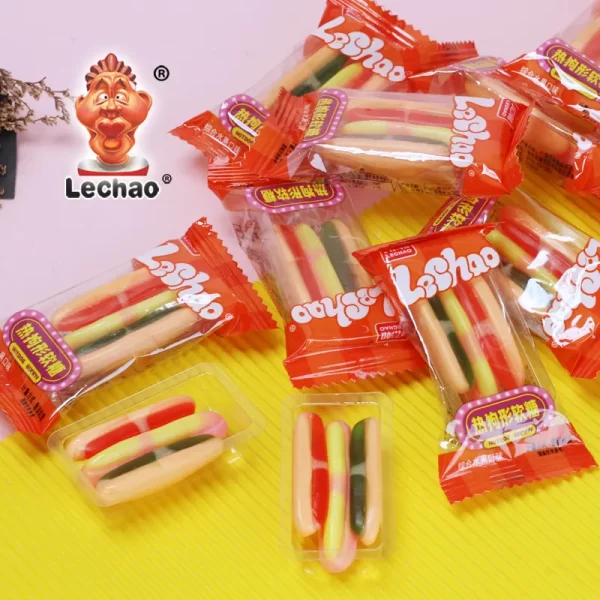 Hotdog Gummy Bulk Candy, Playful Gummy Candy Wholesale-3