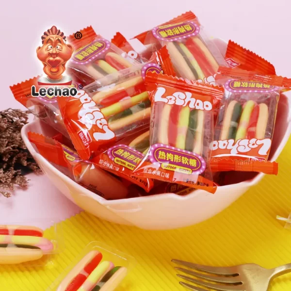 Hotdog Gummy Bulk Candy, Playful Gummy Candy Wholesale-4