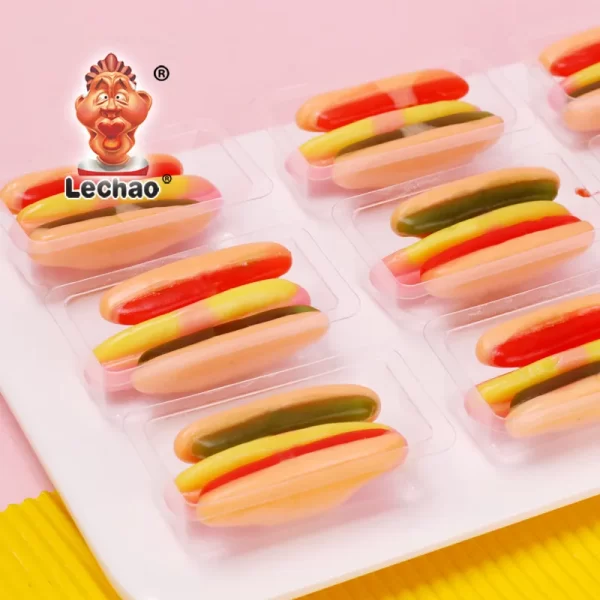 Hotdog Gummy Bulk Candy, Playful Gummy Candy Wholesale-6