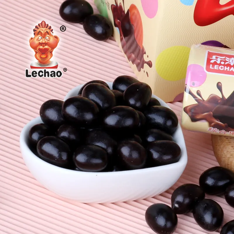 LeChao Chocolate Covered Jelly Bean Wholesale In Paper Tube-4