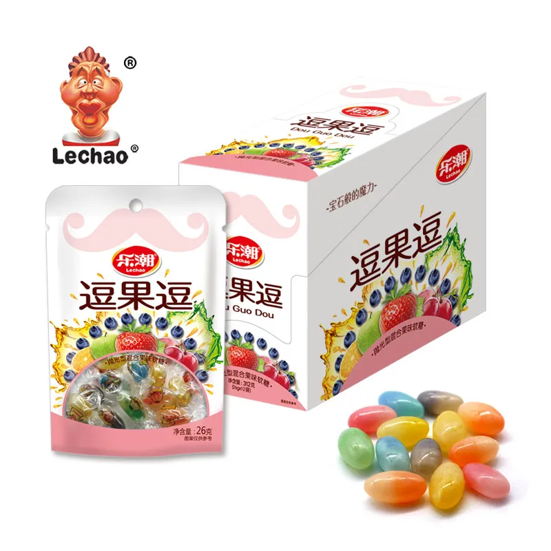 LeChao Colorful Bulk Candy Jelly Beans, Chewy Candies Wholesale-1