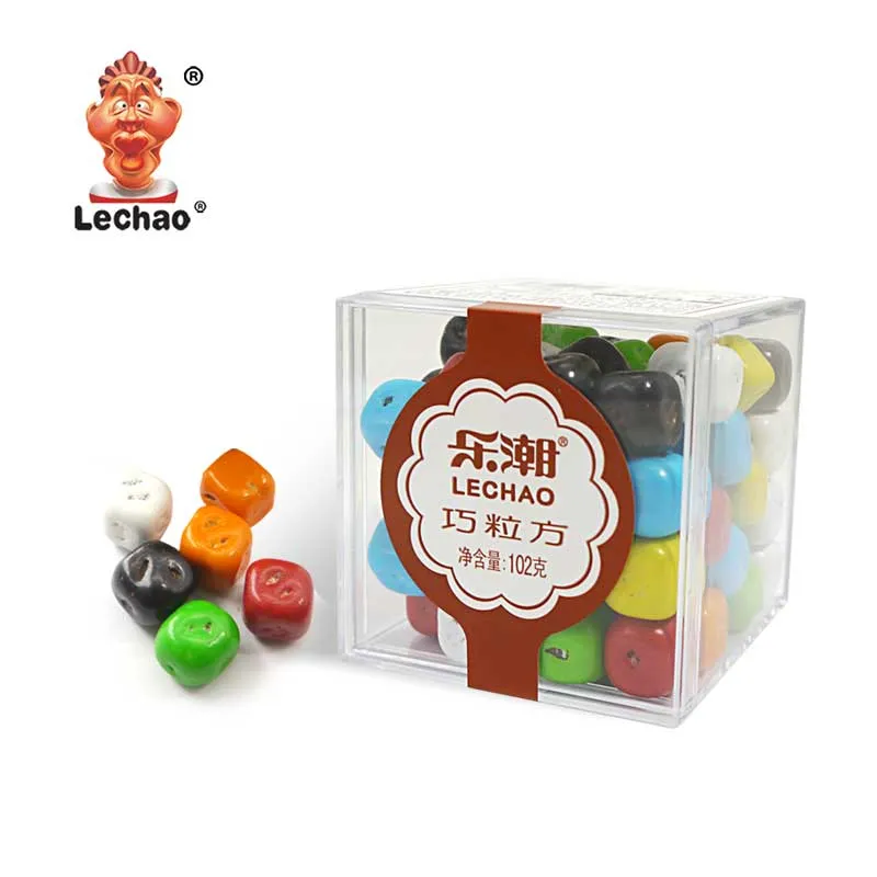 LeChao Cube Shape Wholesale Chocolate Candy In Box Pack-2