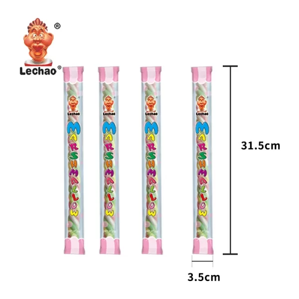 LeChao Long Marshmallow Twists Bulk, Marshmallows Wholesale-3