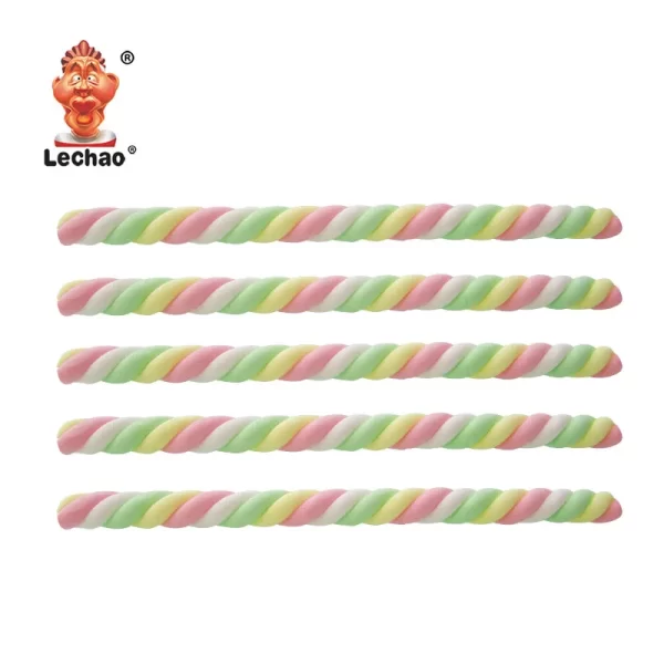LeChao Long Marshmallow Twists Bulk, Marshmallows Wholesale-4