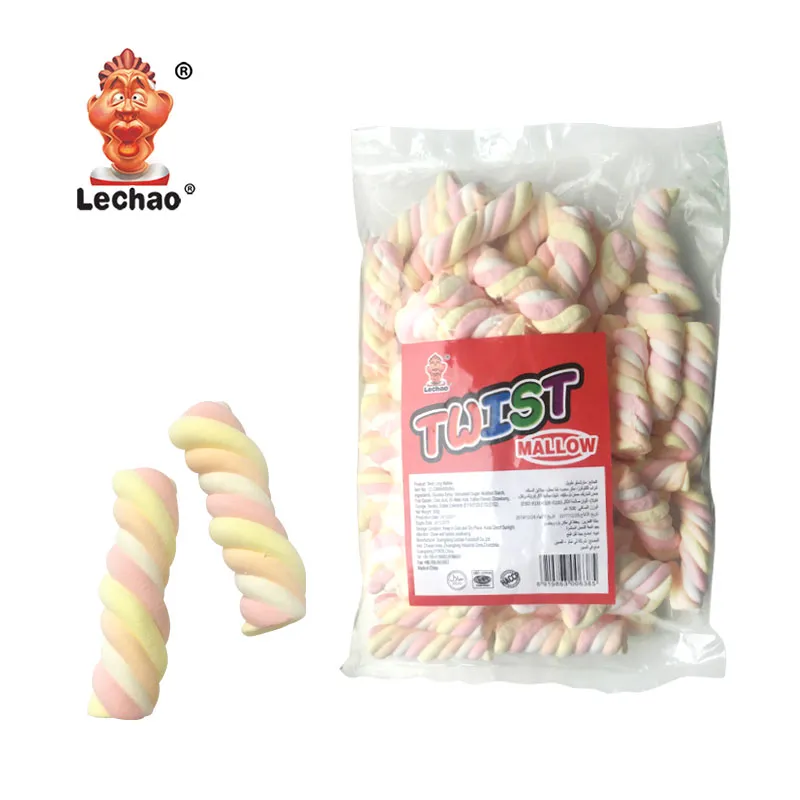 LeChao Rainbow Twist Marshmallows Wholesale 500g Bulk Pack-2