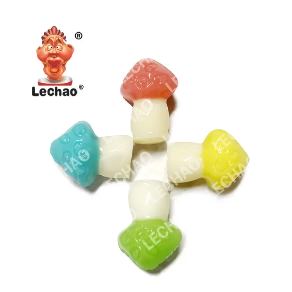Mushroom Shape Gummy Candy Wholesale, Bulk Chewy Candy-1