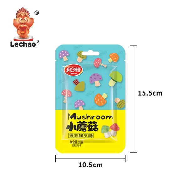 Mushroom Shape Gummy Candy Wholesale, Bulk Chewy Candy-3
