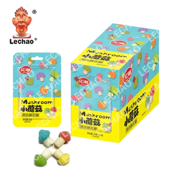 Mushroom Shape Gummy Candy Wholesale, Bulk Chewy Candy-5