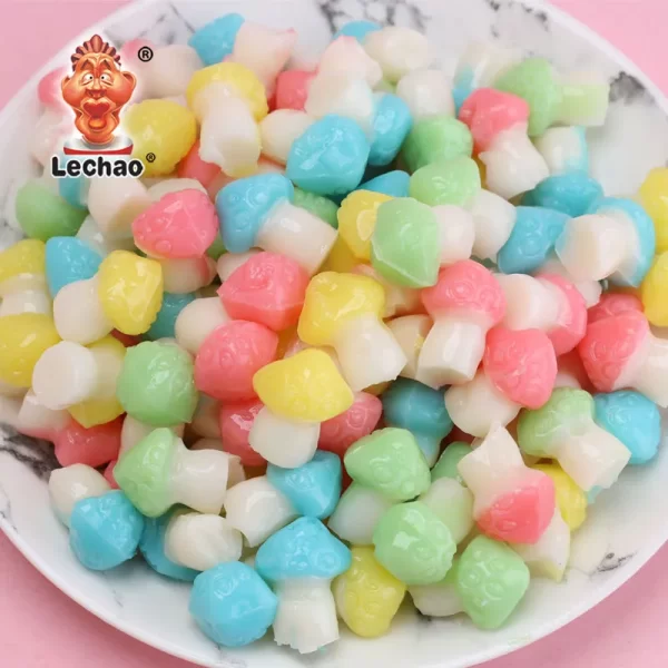 Mushroom Shape Gummy Candy Wholesale, Bulk Chewy Candy-6