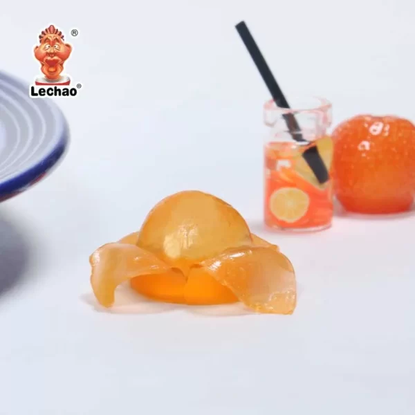 Orange Flavor Peeling Jelly Candy Bulk, Soft Candy Wholesale-2