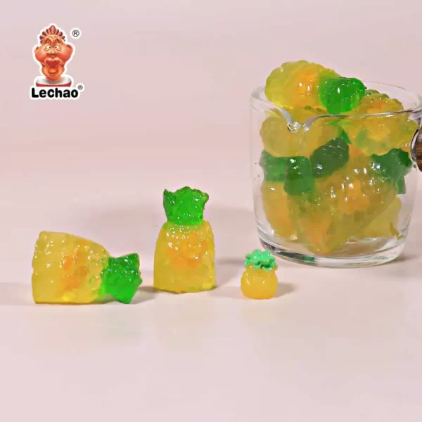 Pineapple Gummies In Bulk, Jelly Filled Candies Wholesale-3