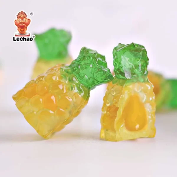 Pineapple Gummies In Bulk, Jelly Filled Candies Wholesale-7