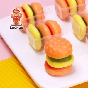 Playful Hamburger Gummy Candy Bulk Individually Wrapped Pack-3