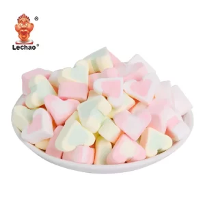 Soft Heart Shape Marshmallow In Bulk, Fluffy Candy Wholesale-3
