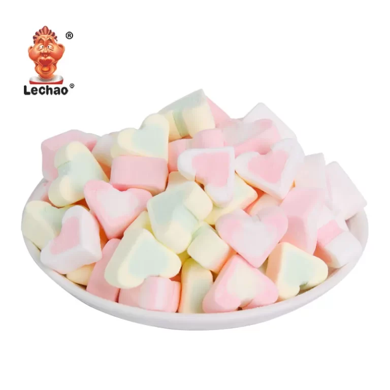 Soft Heart Shape Marshmallow In Bulk, Fluffy Candy Wholesale-3