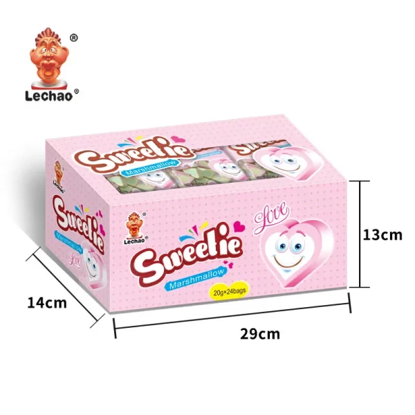 Soft Heart Shape Marshmallow In Bulk, Fluffy Candy Wholesale-5