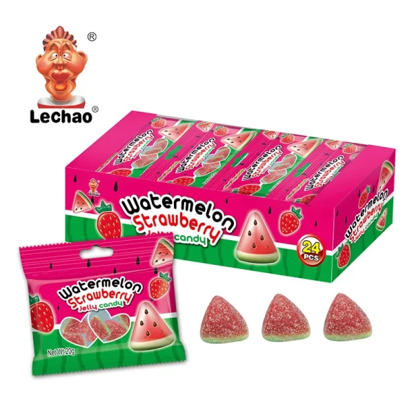 Sugar Coated Watermelon Gummies Bulk, Jelly Candy Wholesale-1