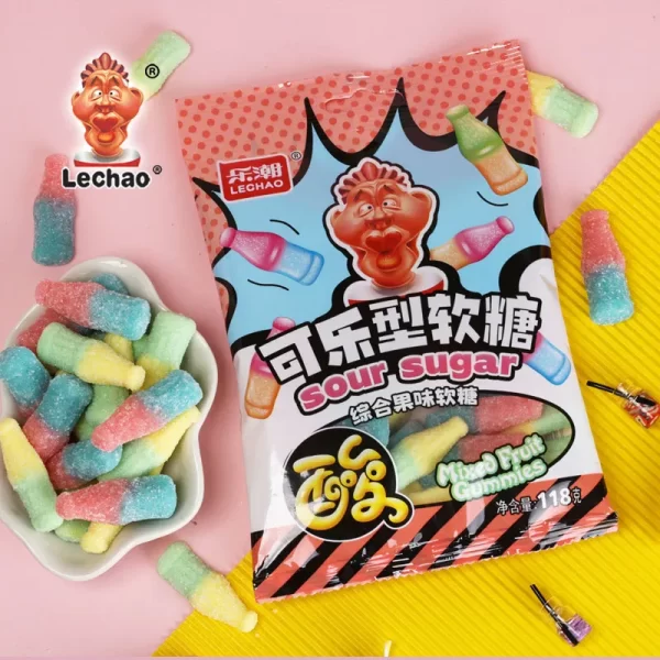 Bottle Shape Sour Gummy Candy Wholesale, Jelly Candy In Bulk-1