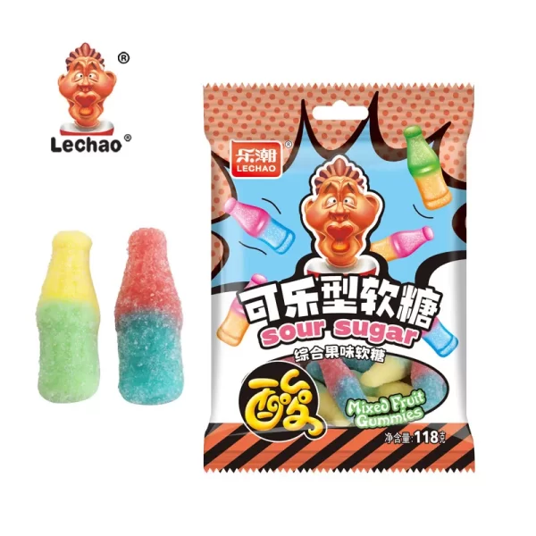 Bottle Shape Sour Gummy Candy Wholesale, Jelly Candy In Bulk-5