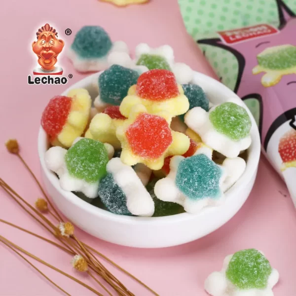 Fruity Sour Gummy Turtles Candy Bulk, Wholesale Chewy Candy-2