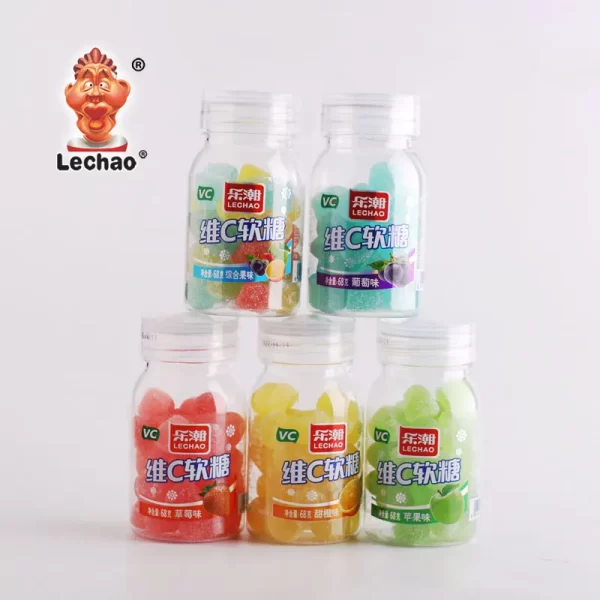 LeChao Bulk Assorted Gummy Candy With Added Vitamin C-3