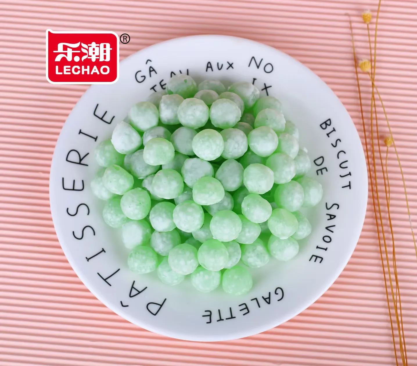 LeChao Green Apple Flavor Sour Gummi Candy Bulk Wholesale-1