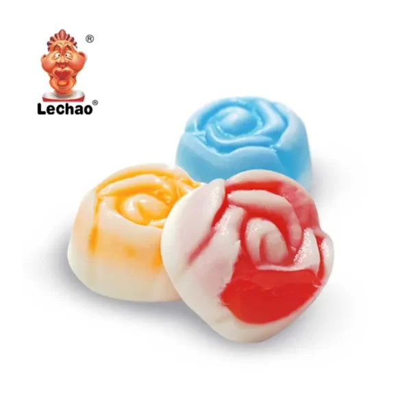 LeChao Jam Filled Rose Gummies Bulk, Wholesale Soft Candy-7