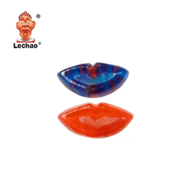 LeChao Lip-shaped Filled Gummy Candy Wholesale Soft Candy-3