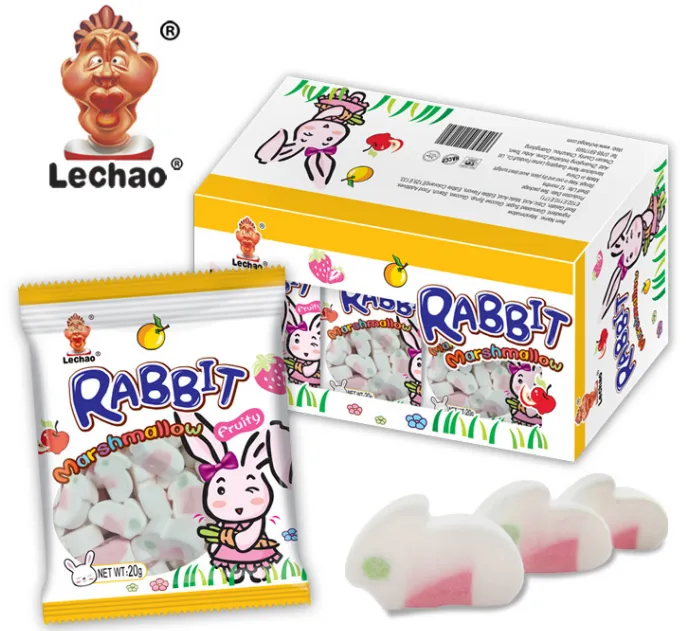 LeChao Rabbit Shape White Marshmallows Bulk & Wholesale-5