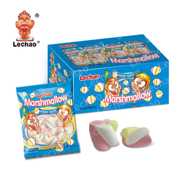 LeChao Wholesale Marshmallow Twists, Colorful Marshmallows-5