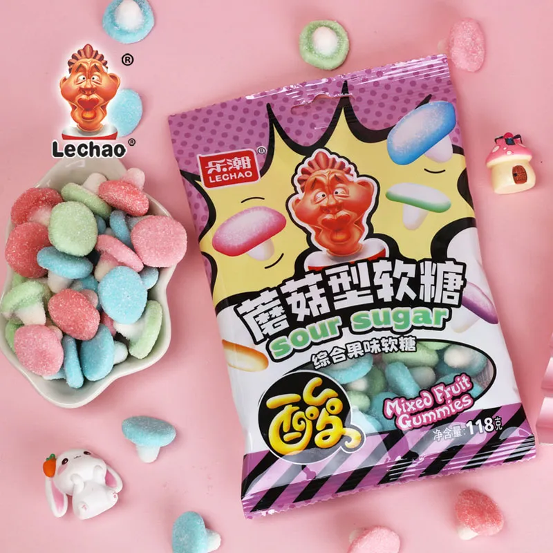 Mushroom Shaped Bulk Gummy Mix, Sour Gummies Wholesale-1