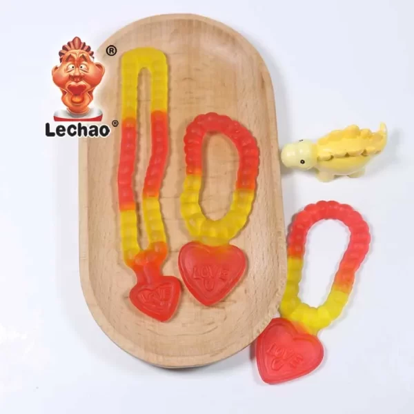 Necklace Shape Bulk Gummies, LeChao Wholesale Chewy Candy-1