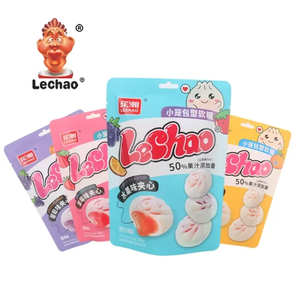 Soup Dumpling Bulk Gummy Candy Wholesale Filled Gummies-6