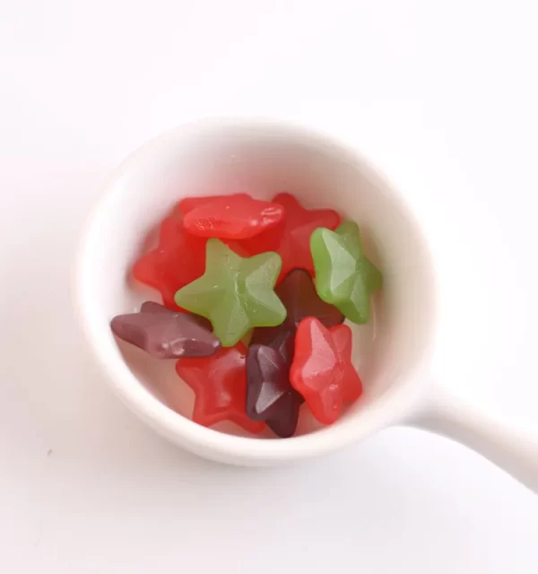 Star Shape Bulk Fruit Gummies, Soft Chewy Candies Wholesale-1