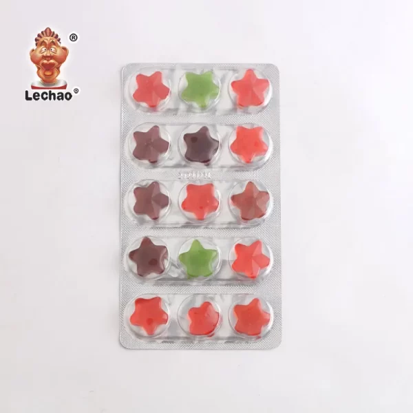 Star Shape Bulk Fruit Gummies, Soft Chewy Candies Wholesale-3
