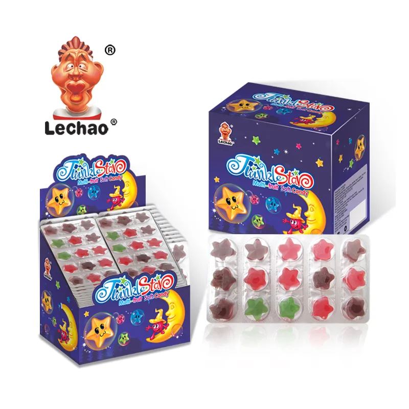 Star Shape Bulk Fruit Gummies, Soft Chewy Candies Wholesale-4