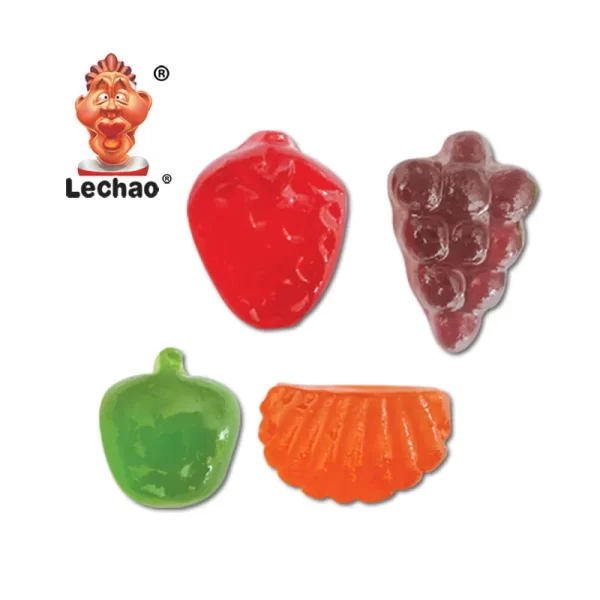 LeChao 100g Mix Gummy Candy Bulk, Fruit Gummy Wholesale-2