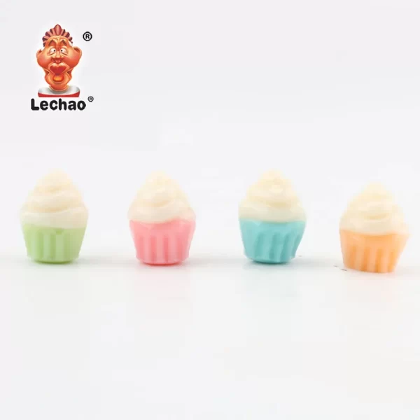 LeChao 3D:4D Gummy Sweets Wholesale, Gummy Cupcakes Bulk-4